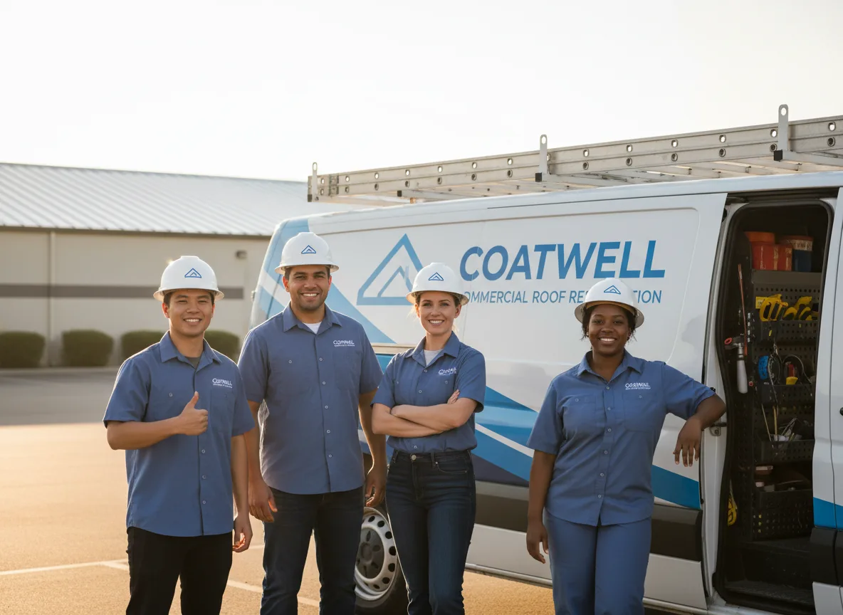 Commercial roof coating company in Stanchfield, MN